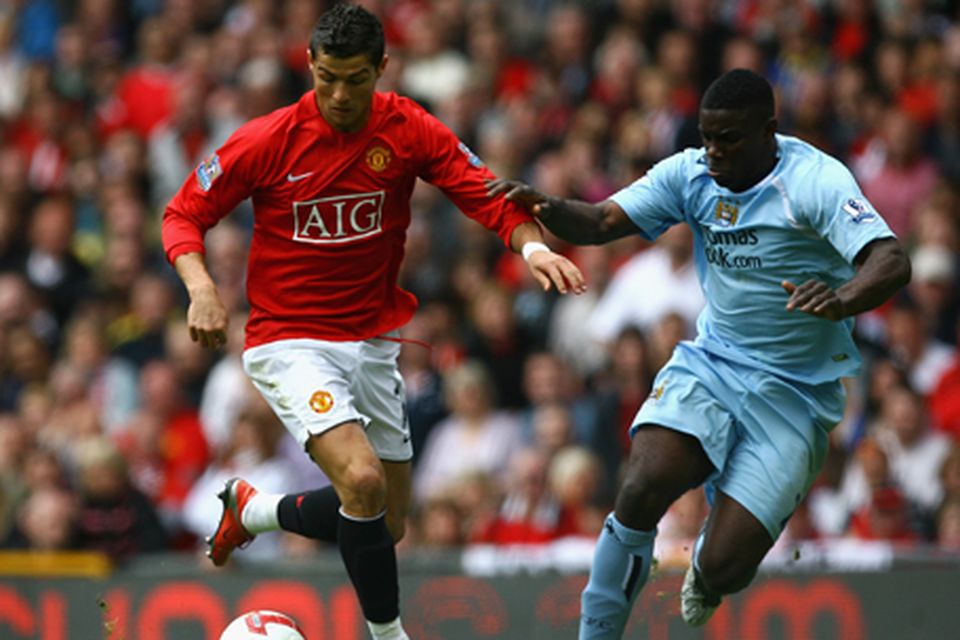 Cristiano Ronaldo sulks out of Old Trafford during Manchester