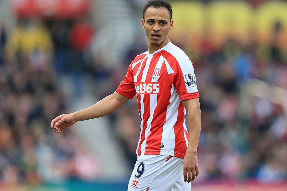 Peter Odemwingie is working his way back to peak fitness for Stoke City