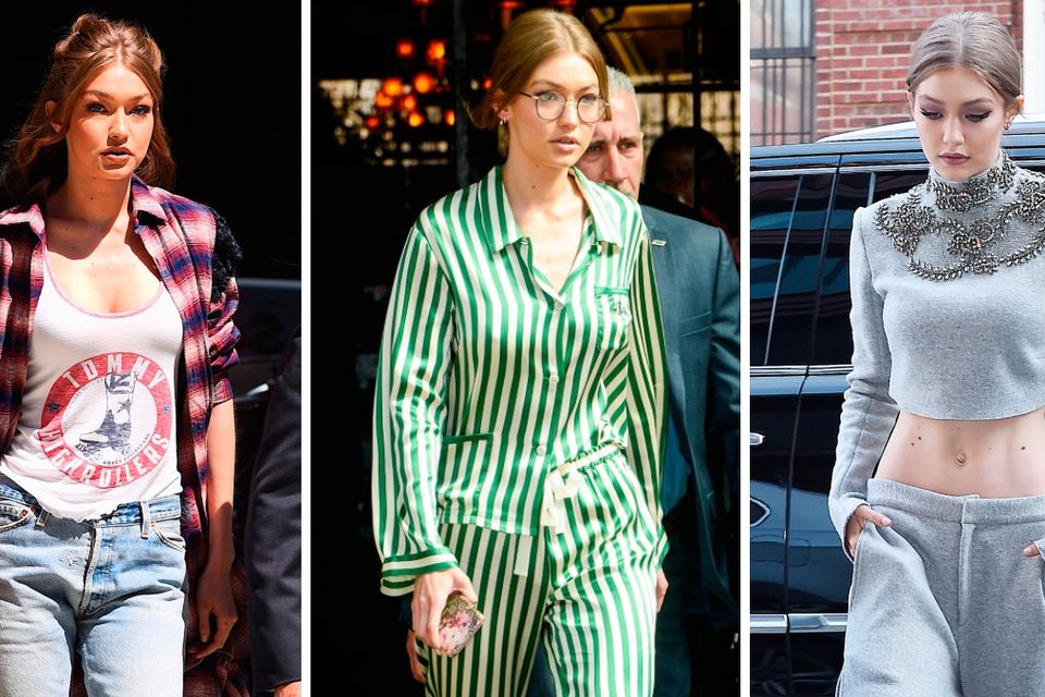 Would you wear pyjamas as a fashion statement? Gigi Hadid is
