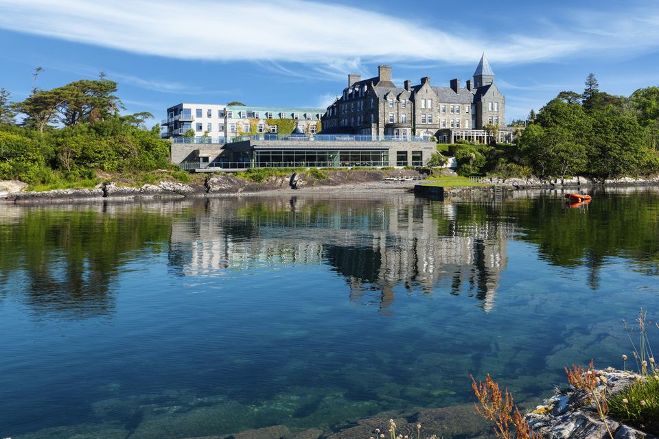 The magnificent Parknasilla Resort overlooking the serene waters of Kenmare Bay on Kerry’s Wild Atlantic Way