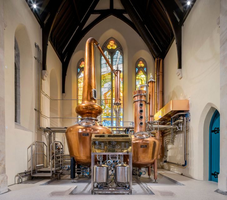 Inside the Pearse Lyons Distillery in Dublin. Photo: Donal Murphy