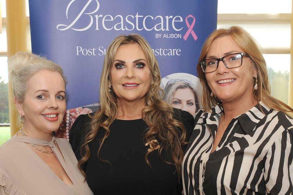 Betty Murray, Alison McCabe and Roisín Soraghan at the Fashion Show in Dundalk Golf Club in aid of The North Louth Hospice. Photo: Aidan Dullaghan/Newspics