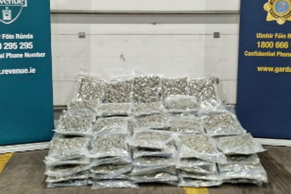 The seized cannabis