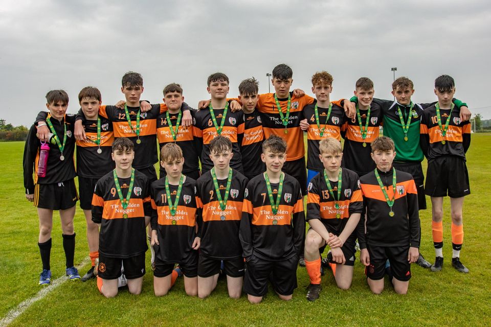 The U15 MEK Team that played against Inter Kenmare in the U15 Boys Cup Final in Mastergeeha on Saturday Photo by Tatyana McGough.
