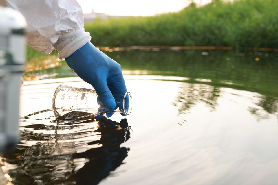 Water courses of every county were analysed