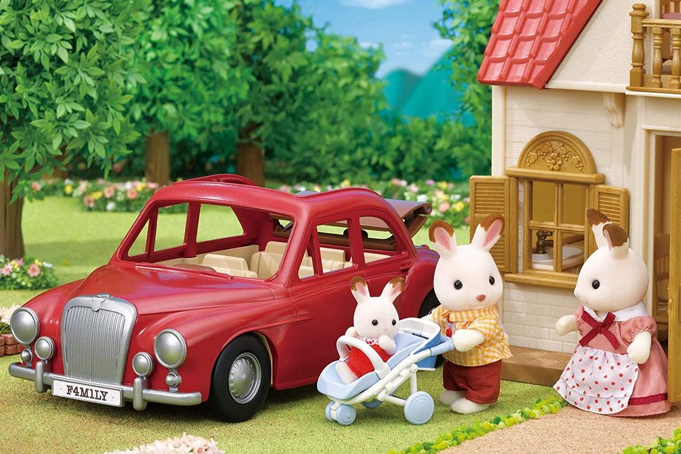 A Sylvanian family gets ready for a day out. Photo: World of Wonder Toys