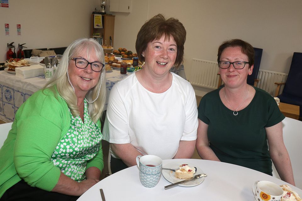 Sheila Donohoe, Liz Dunne and Liz Tuson at the coffee morning in aid of the Hope Centre in Enniscorthy Garda Station.