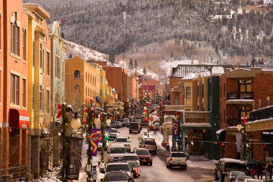 Historic Main Street in Park City, Utah
