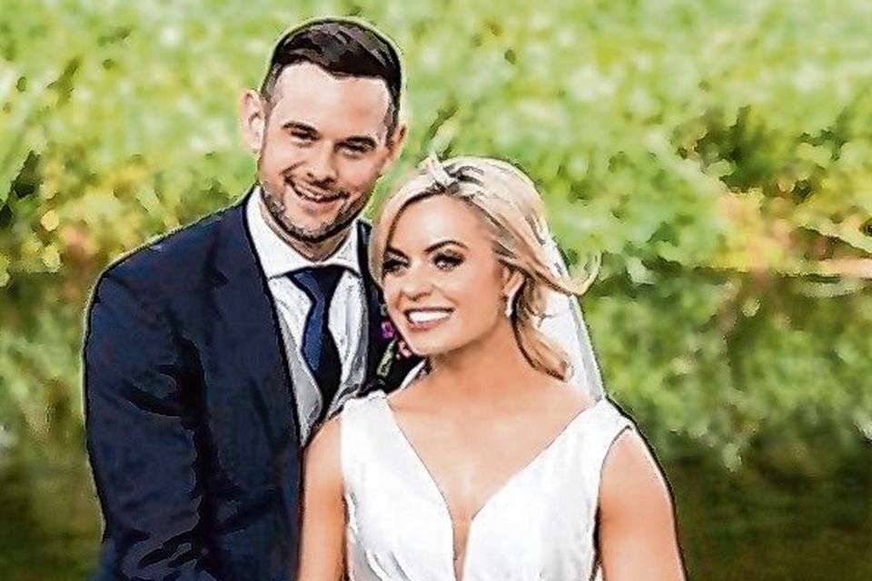 ‘Best adventure yet’: Anna Geary posted this wedding day picture with her husband Kevin Sexton on her Instagram account yesterday