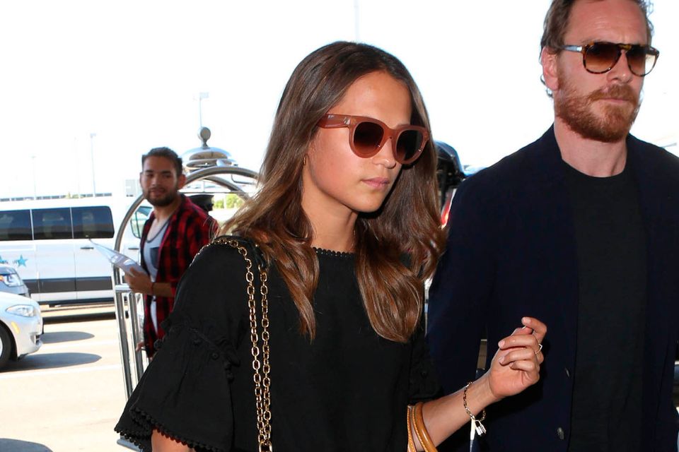 Alicia Vikander and Michael Fassbender Enjoy Beach Party Ahead of Rumored  Wedding -- See the Pics!