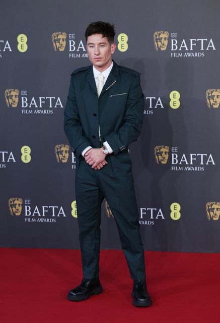 Barry Keoghan poses at the 2024 British Academy of Film and Television Awards (BAFTA) at the Royal Festival Hall in the Southbank Centre, London, Britain, February 18, 2024. REUTERS/Isabel Infantes