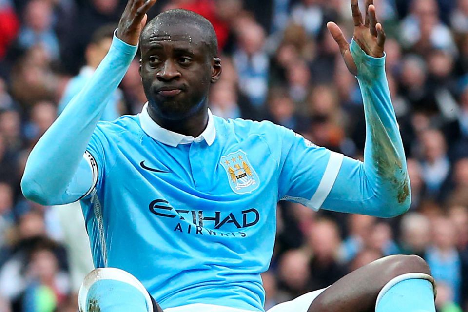 Yaya Toure is doubtful for Manchester City's Champions League quarter-final against Paris Saint-Germain next week