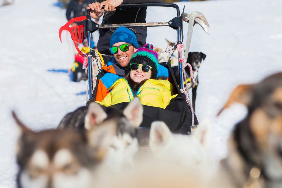 Dog sledding in Grandvalira