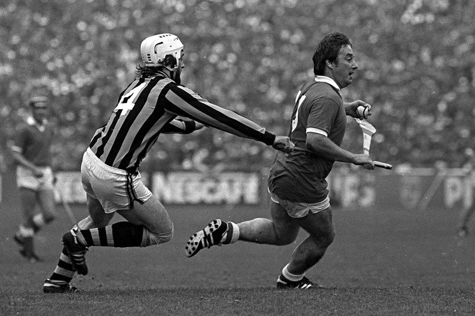 Cork's Seánie O'Leary in action against Kilkenny's Dick O'Hara. Photo: Ray McManus/Sportsfile