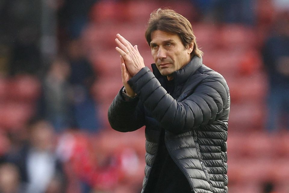 Antonio Conte: 'Fans follow us, pay for their ticket and to see the team another time, to have this type of performance is unacceptable'. Photo: Reuters