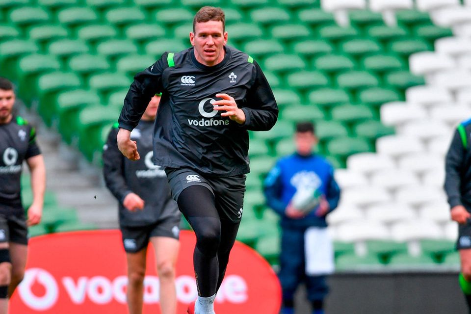 Chris Farrell has been ruled out of the clashes against Scotland and England after damaging his knee ligaments in training. Photo: Ramsey Cardy/Sportsfile