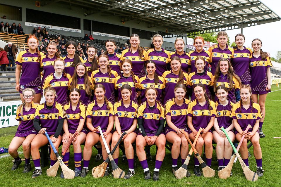 The Wexford squad before Saturday’s final in UPMC Nowlan Park. Photo: Ken Sutton/INPHO