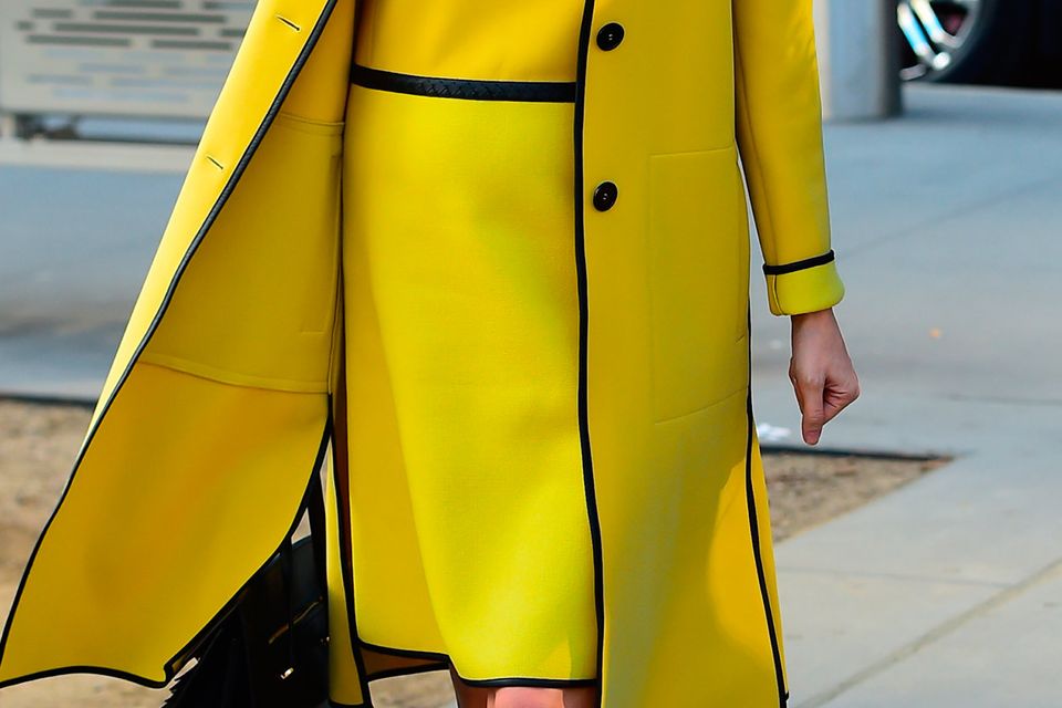 Amal Clooney Wore an Oversized Dior Bag With a Trench Coat