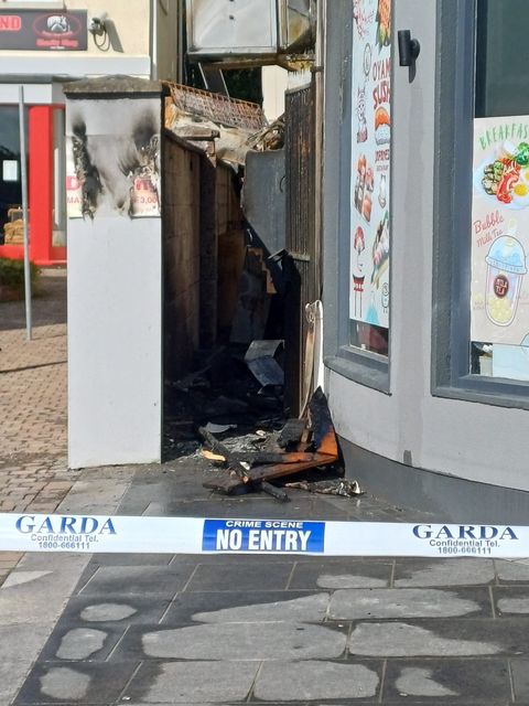 The outer curtilage of the a newly opened restaurant in Longford town is believed to be the main focus of investigators.