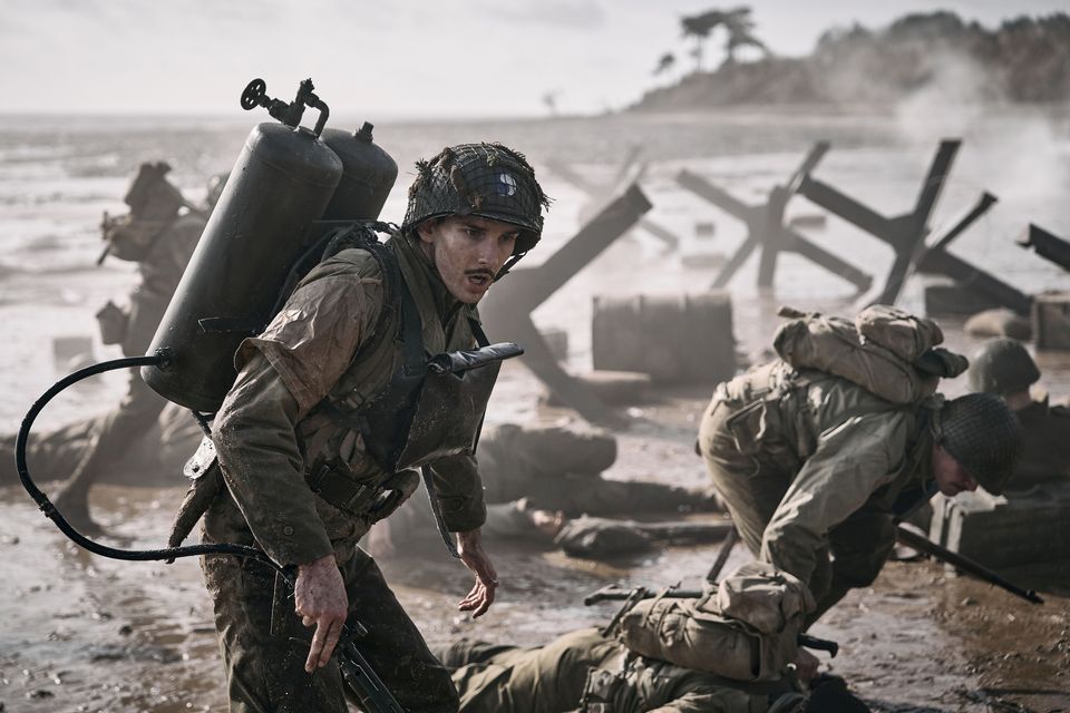 Ethan McHale portrays Private Harry Parley in a dramatised scene from D-Day: The Unheard Tapes. Photo: BBC/Wall to Wall Media