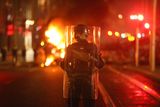 thumbnail: Gardaí in O’Connell Street, Dublin, after violence flared on November 23. Photo: Collins
