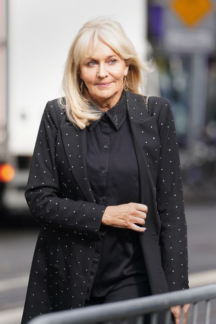 RTE presenter Miriam O’Callaghan was among the mourners (Brian Lawless/PA).