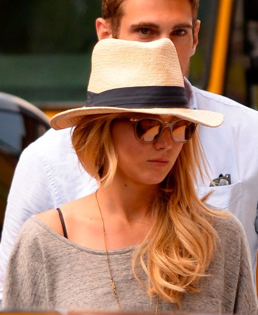 Actress Jennifer Lawrence  is seen walking in Soho on June 10, 2015 in New York City.  (Photo by Raymond Hall/GC Images)