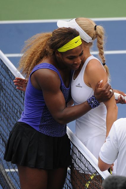 Caroline Wozniacki imitates Serena Williams by stuffing her bra and skirt:  Funny or offensive? - CBS News