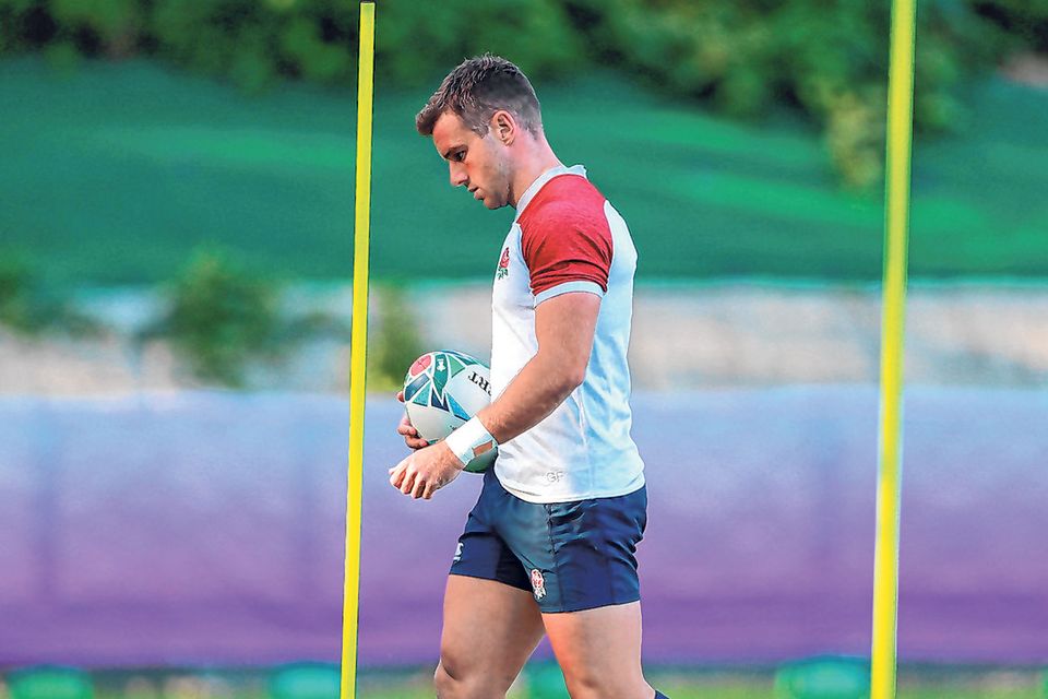 George Ford was ‘disappointed but taking it well’ after being dropped for tomorrow’s game by
Eddie Jones. Photo: Getty