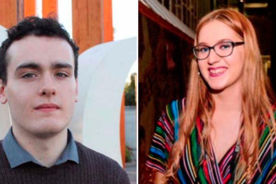 Callum Lavery and Nicole Glennon feel there wasn't enough for students in Budget 2019