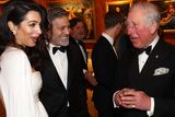 thumbnail: The Prince of Wales speaks to Amal and George Clooney (Chris Jackson/PA)
