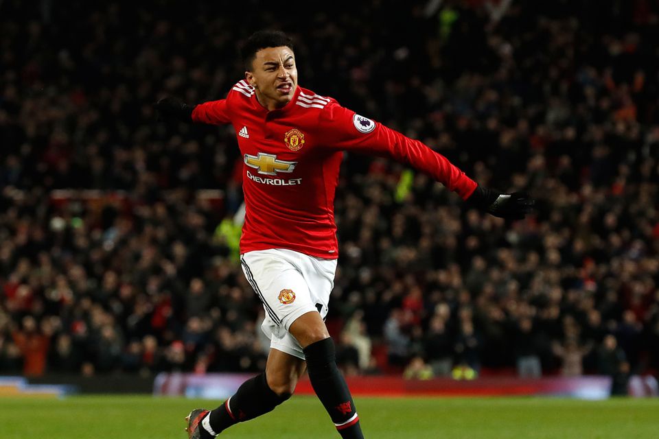 Jesse Lingard now has nine goals in all competitions for Manchester United this season