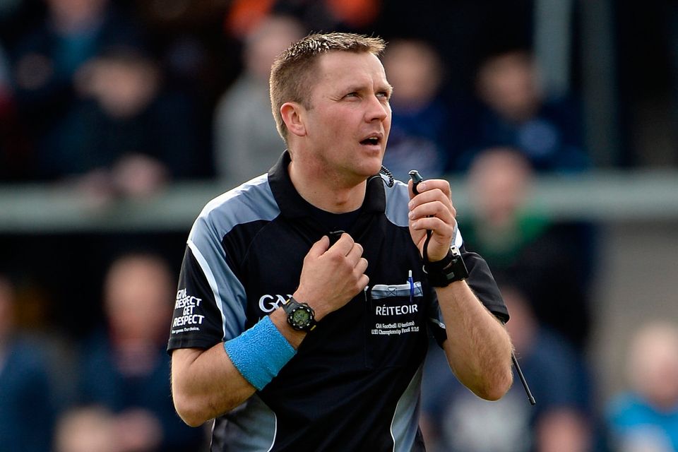 Former inter-county referee Rory Hickey has called for a more radical approach to some refereeing duties. Photo: Oliver McVeigh/Sportsfile