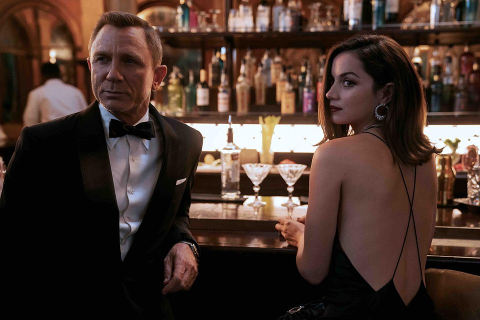 Daniel Craig and Ana de Armas in 'No Time to Die', which was Craig's last time portraying James Bond. Photo: Universal