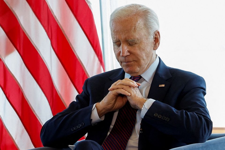 US president Joe Biden at the G7 Summit in Hiroshima last week. Photo: Reuters
