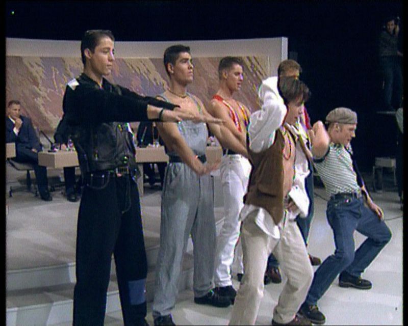 Boyzone's debut appearance on 'The Late Late Show' in 1993