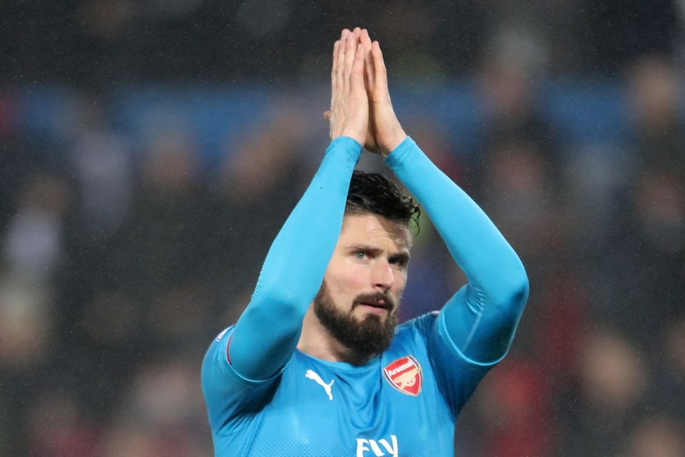 Olivier Giroud said goodbye to Arsenal on a busy deadline day