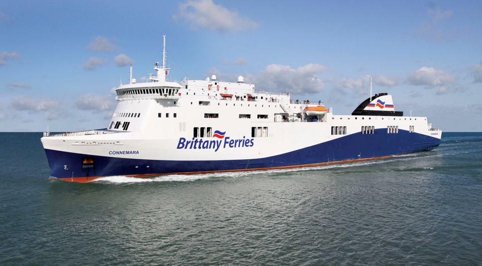 Brittany Ferries 'Connemara' sails from Cork to Santander (artist's impression).