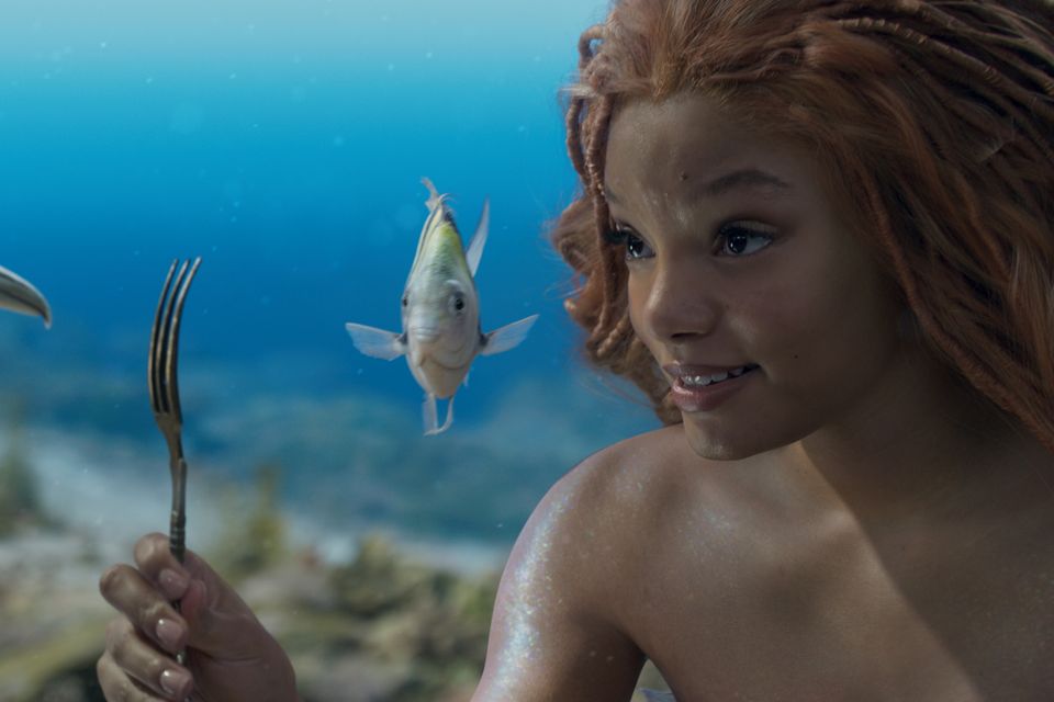 Halle Bailey as Ariel in Disney's live-action The Little Mermaid. Photo courtesy of Disney