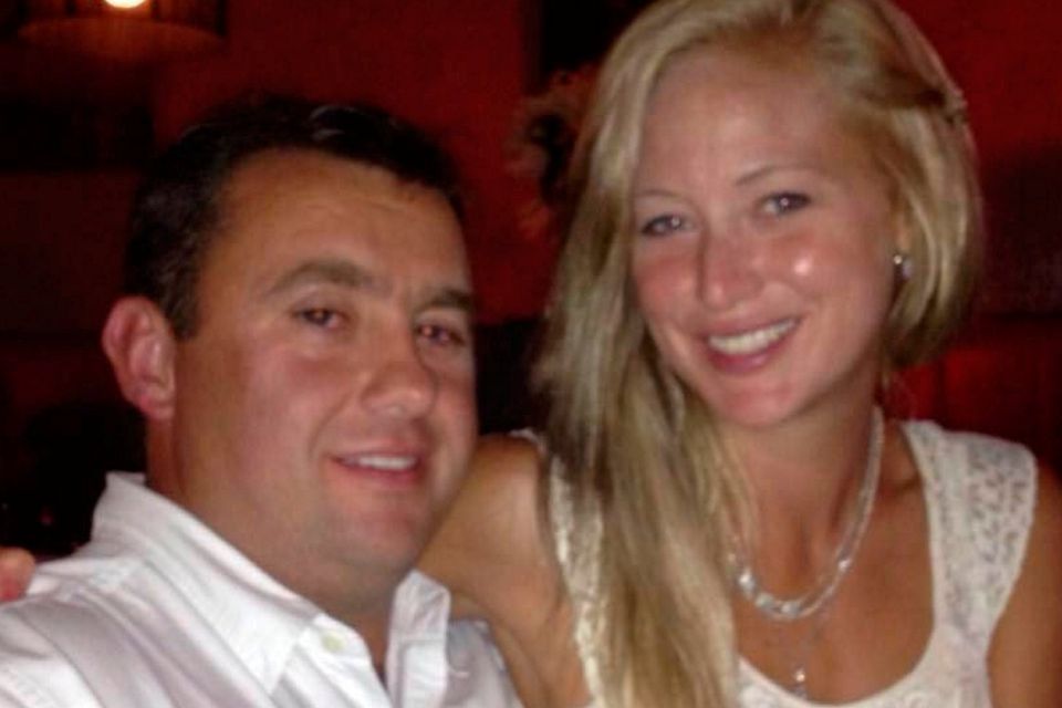 Jason Corbett with his wife Molly, who is charged with his second degree murder