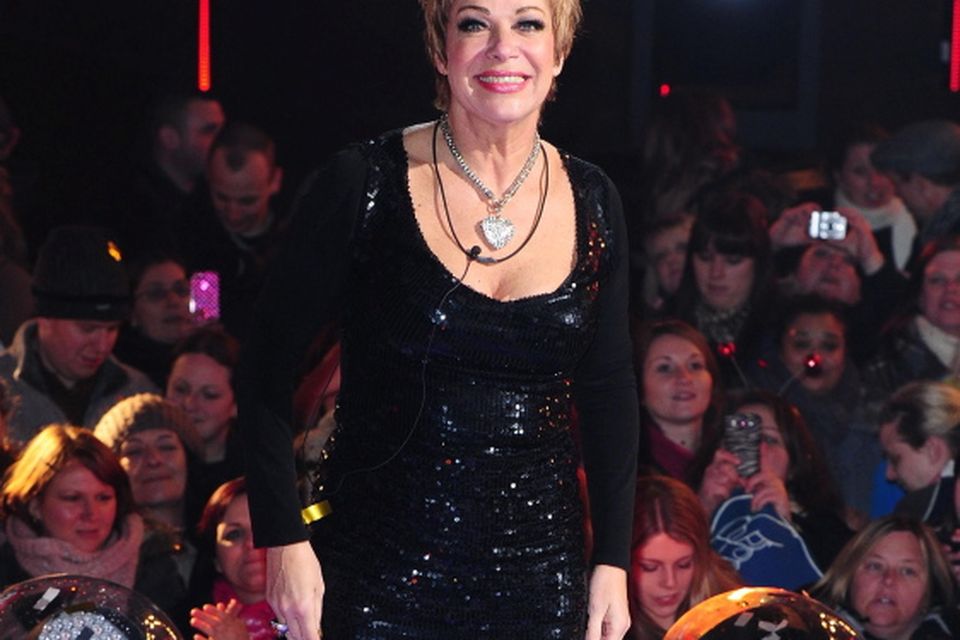 Denise Welch Flashes Big Bra