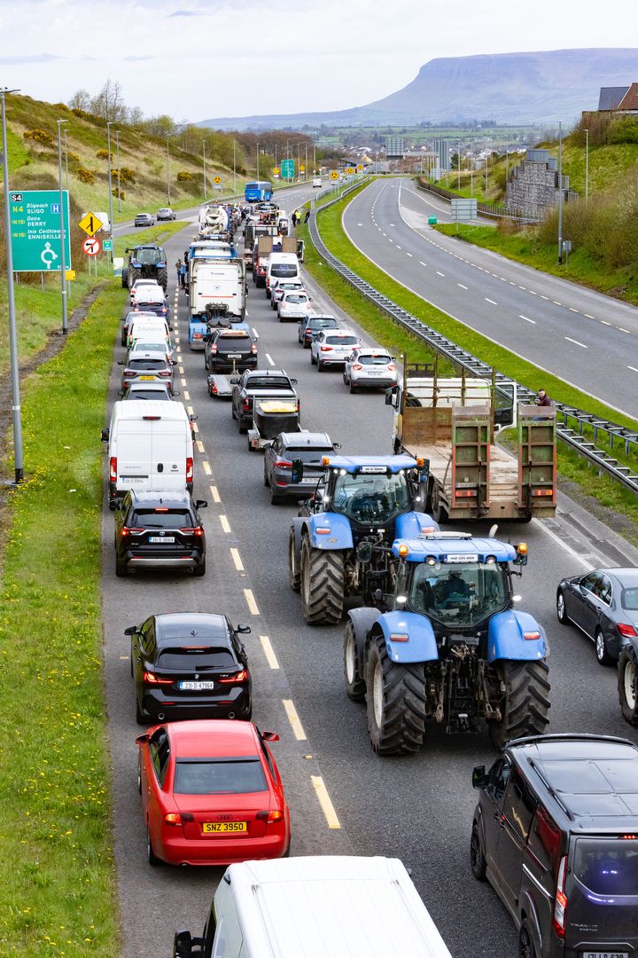 Long delays for motorists on approach roads to Sligo