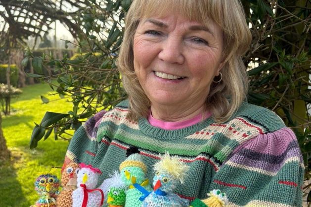 A driven Wexford grandmother has undertaken an Easter campaign in creating colourful, knitted chicks to raise funds for the charity foundation established in honour of her late granddaughter, Annabelle’s Foundation.