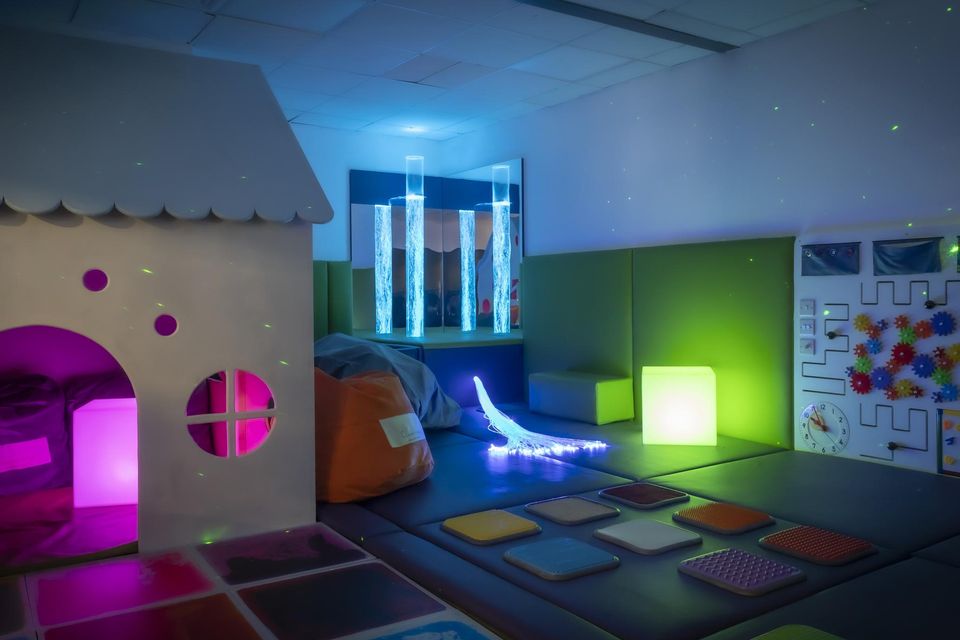 The sensory playroom at the Pillo Hotel in Co Meath