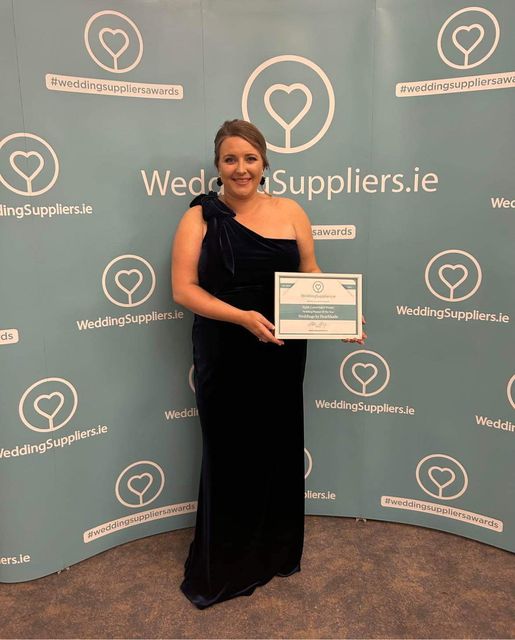 Dearbhairle Sheils of Weddings by Deabhaile who was commended at the weddingsuppliers.ie awards