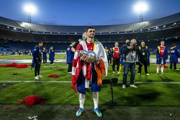 Troy Parrott on target as AZ Alkmaar claim Dutch Cup final victory