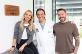 thumbnail: Rosie Connolly Quinn and her husband Paul Quinn pictured with Prof Arnie Hill, Chairman of Breast Cancer Ireland, at the unveiling of a special commemorative plaque in Beaumont Breast Centre