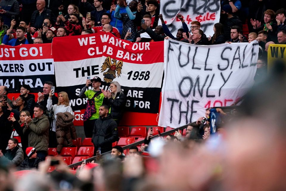 Man United are set to have new owners in the near future. Martin Rickett/PA Wire.