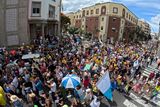thumbnail: Protests in Santa Cruz de Tenerife on April 20, 2024. REUTERS/Borja Suarez