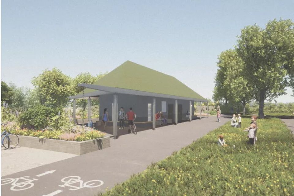 Kerry County Council image of proposed trailhead building in Listowel.